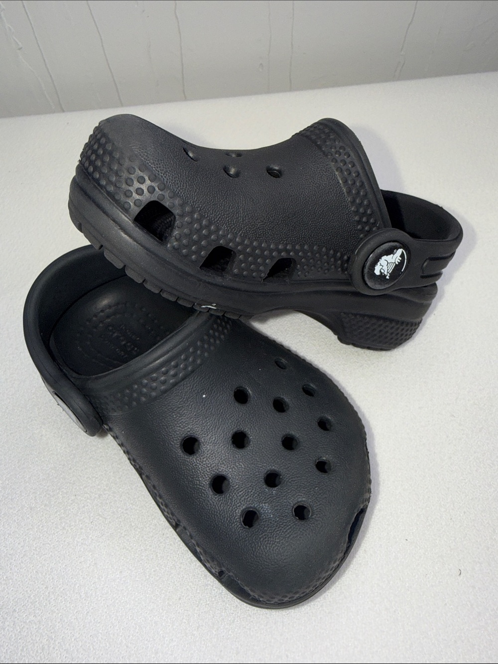 CROCS Kids Black Classic Clog Sandals